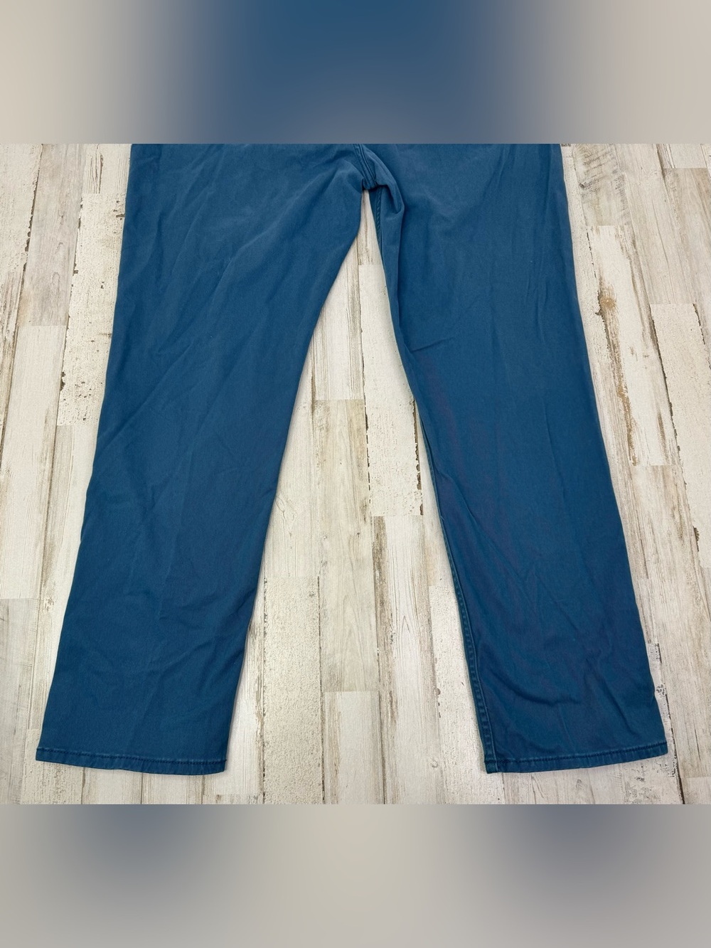 Gap Mens Straight Leg Pants Khaki Blue Size 38x29 Button Zip Close - Picture 11 of 11